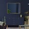 Head West Brassy Gold Spectrum Metal Rectangular Bathroom Vanity Mirror - 30" x 24"